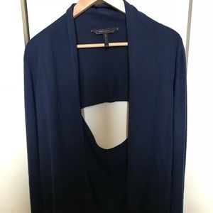 Open back cardigan from bcbg
